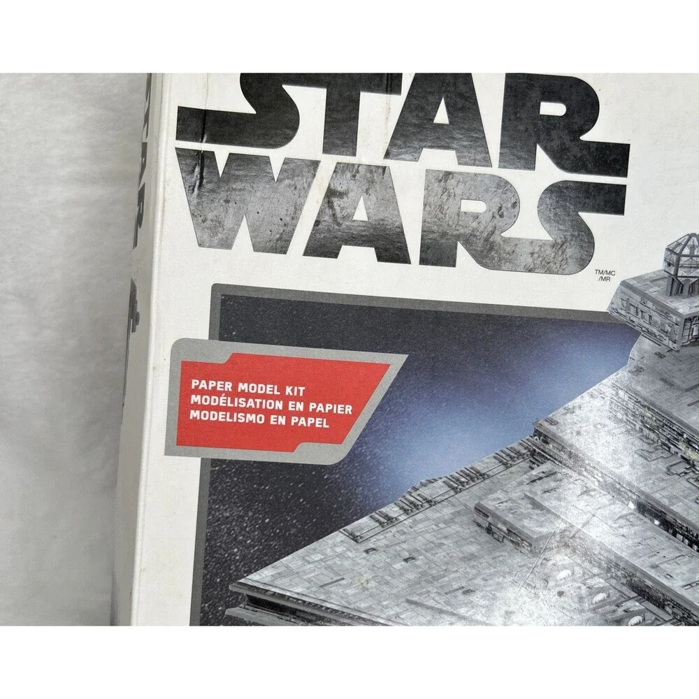 Star Wars 4D Cityscape Imperial Star Destroyer Model Kit 51500 Paper Card